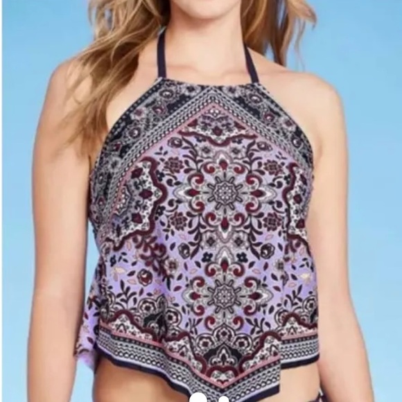 Kona Sol Swim Kona Sol Xl 618 Tankini Top Bathing Suit Poshmark